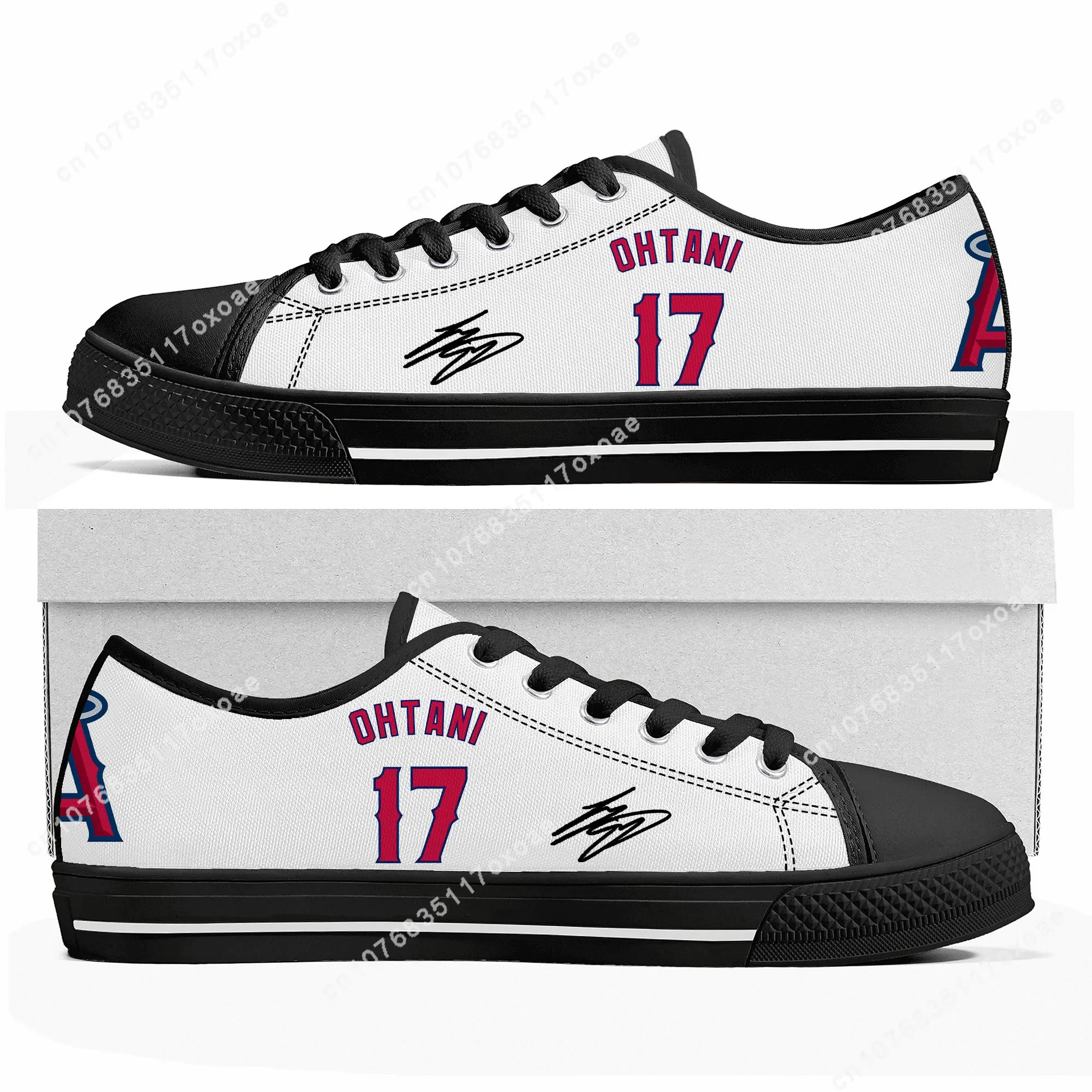 Los Angeles Shotime baseball Low Top Sneakers Mens Womens Teenager Angels Shohei Ohtani No 17 16 Japan Canvas Shoes Custom Shoe