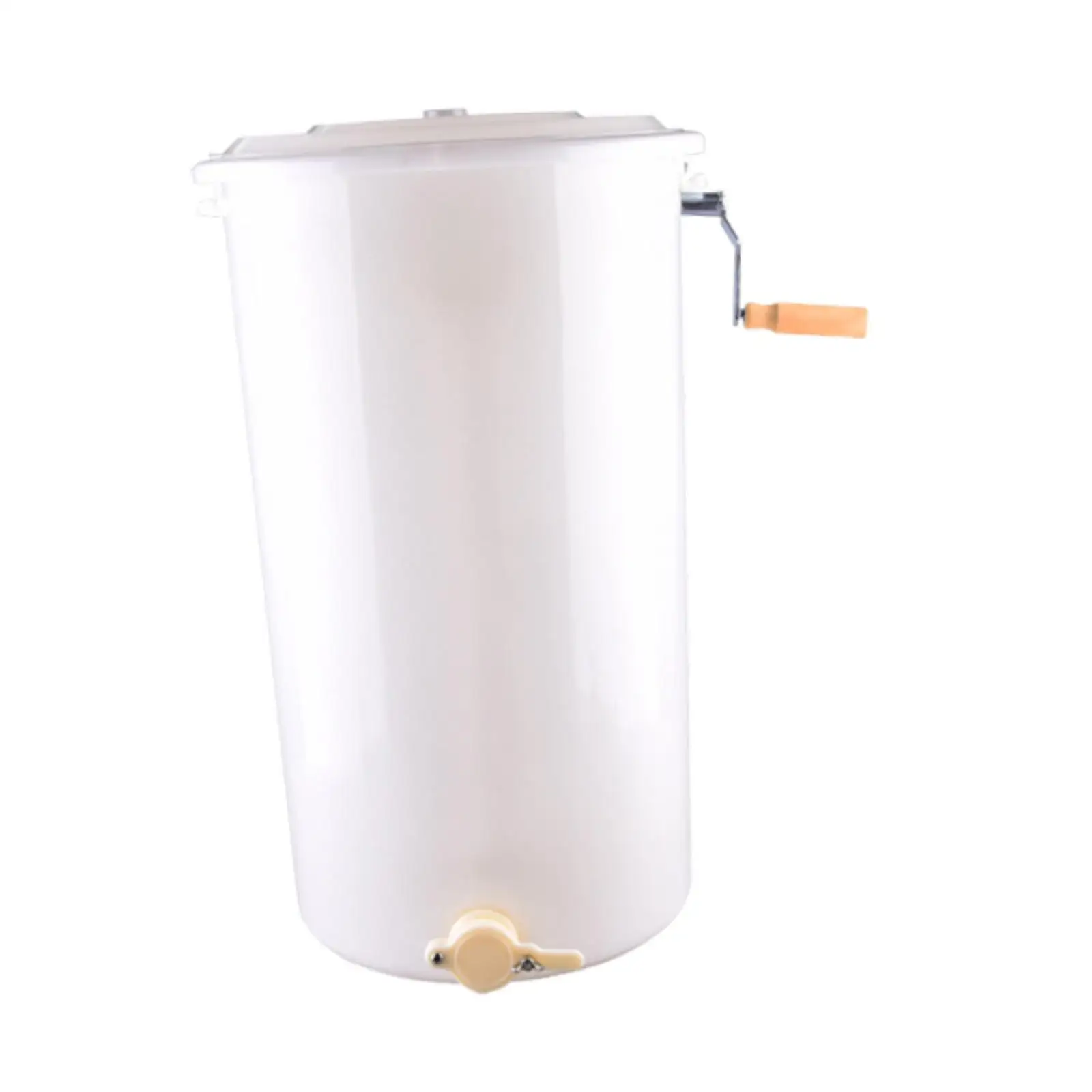 

Manual Honey Extractor with Lid Professional Beekeeper Beekeeping Extraction