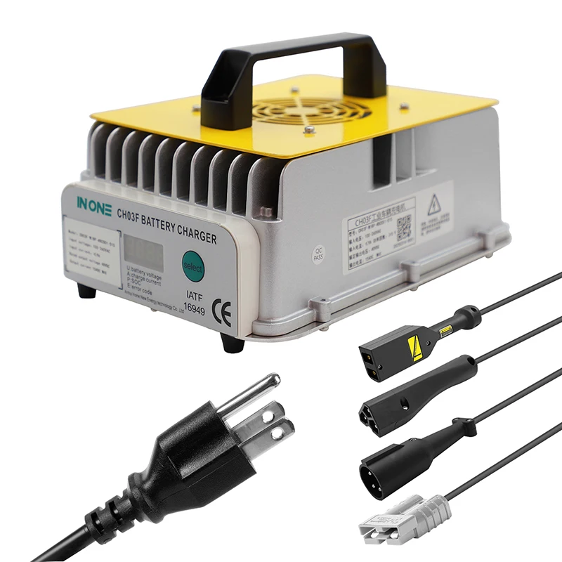 Caricabatterie intelligente 24V20A,36V18A,48V15A CA 0 3 F per batteria universale al piombo-acido e litio convertibile