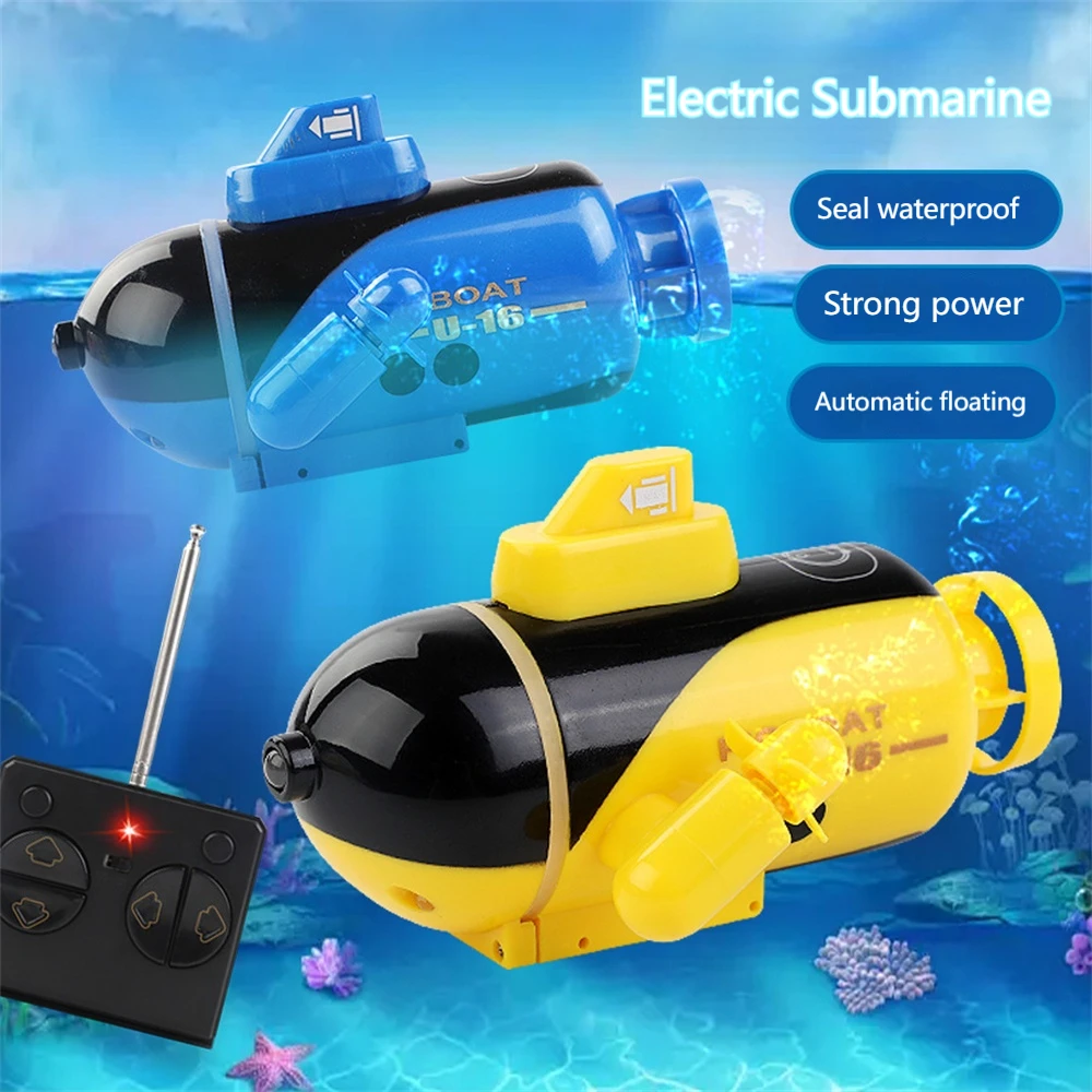 Children's toys mini remote control submarine water play wireless speedboat racing charging remote control boat model