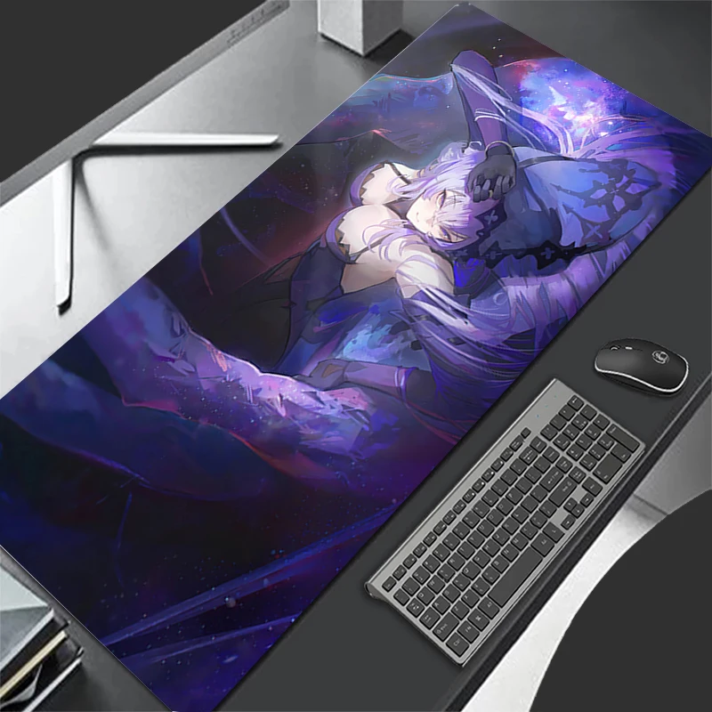 Mousepad Pattern Mouse Pad Desk Mat Computer Gaming HD Keyboard Pad Rubber Mat Non Slip H-honkai Star Rail Black Swan Mouse Mat