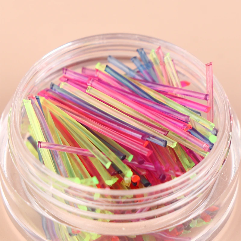 **60Pcs/200Pcs Colorful Anti-allergy Plastic Stud Earrings Anti-blocking Ear Sticks Kit