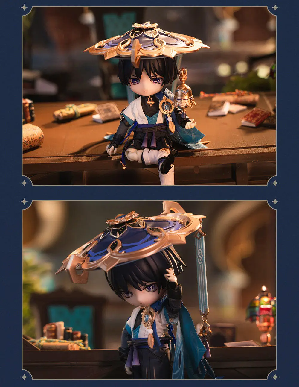 Genuine MIHOYO Genshin Impact Joint Moveable Wanderer Figure Scale 1/8 Model High Quality Surprise Collectible Gift Toy For Fans