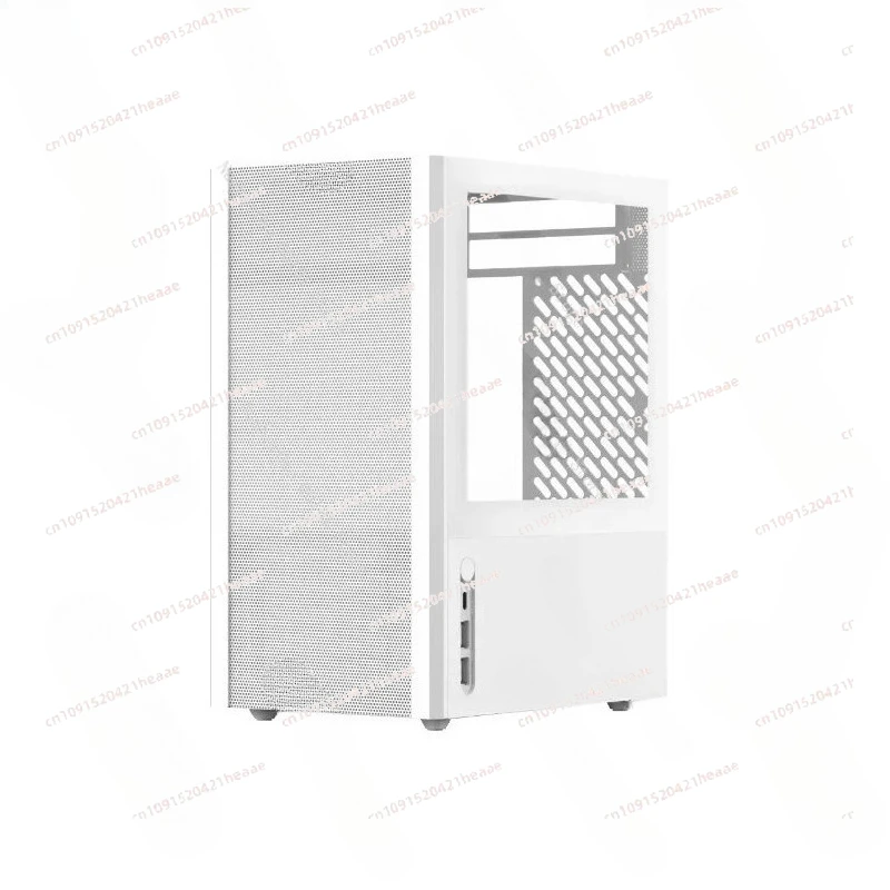 

Suitable for aluminum alloy cnc tower air-cooled portable mesh white desktop in-line chassis
