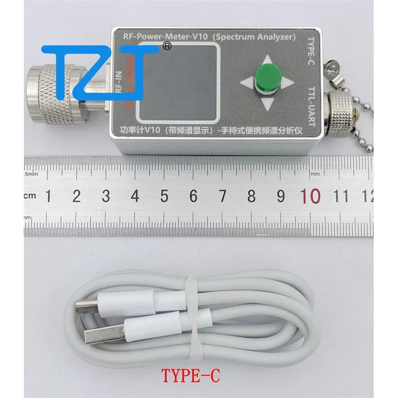 Imagem -03 - Tzt-analisador de Espectro Portátil com Display e Porta tipo c Medidor de Potência rf Rf-power-meter-v10