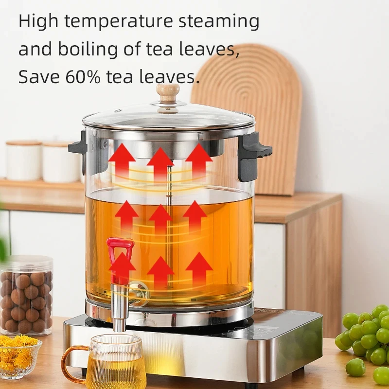 12L Electric Steel Boiler Kitchen hine Heater Hot Milk Boiling Water for Tea Shops