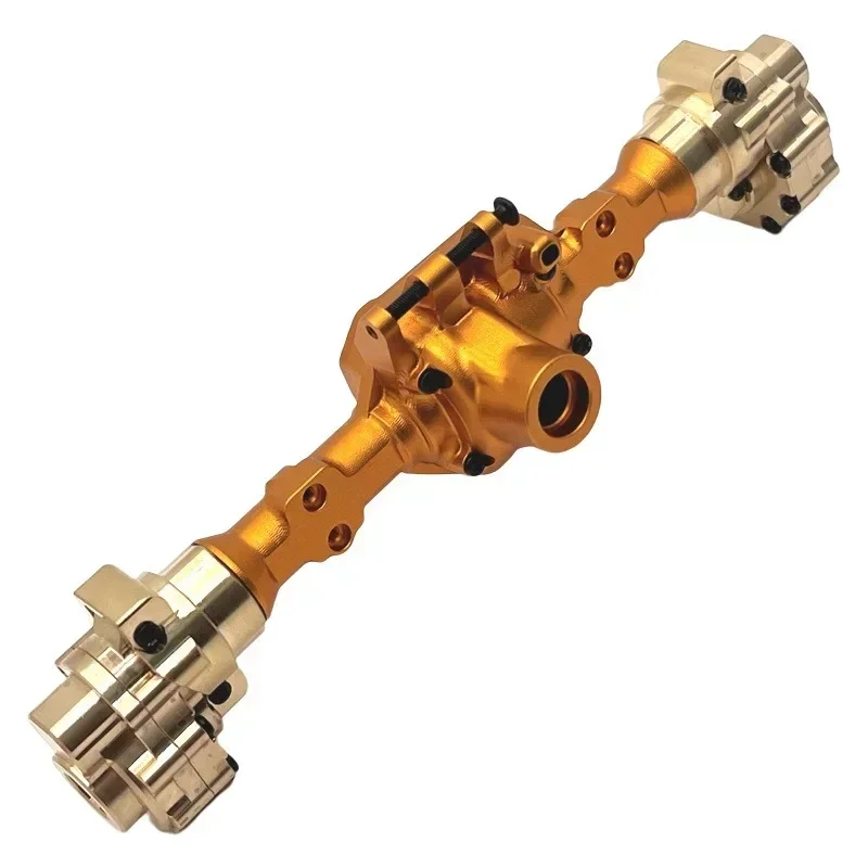 

WLtoys 1/10 104006/104010/104020/104026 RC Car Upgrade - Brass & Aluminum Portal Axle Housing Set (Front & Rear)