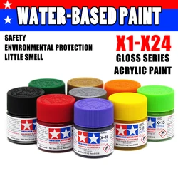 Tinta a óleo à base de propileno à base de água, série gloss, X1-X24 cores, pintura para modelo de montagem, gundam acrílico, modelo militar, 10ml