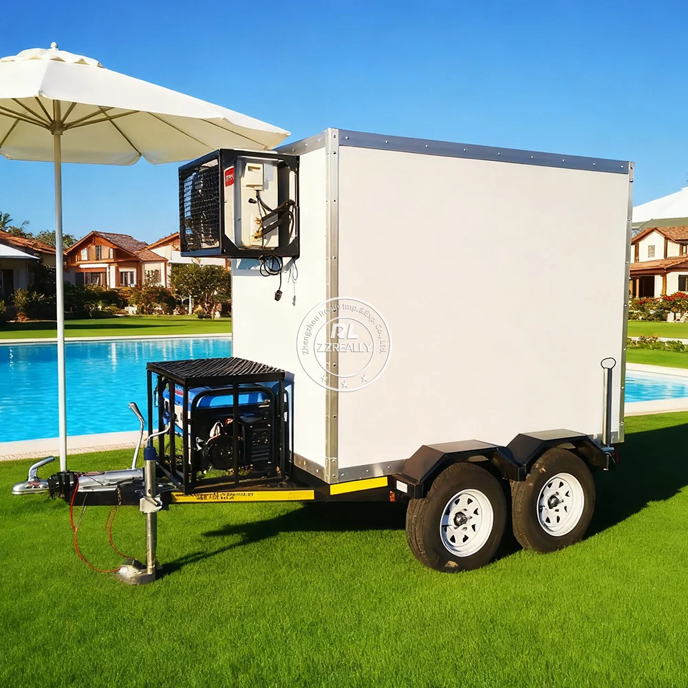 Small Movable Australian Standard Customized Mobile Cold Room Food Storage Cold Refrigerated Truck Trailer