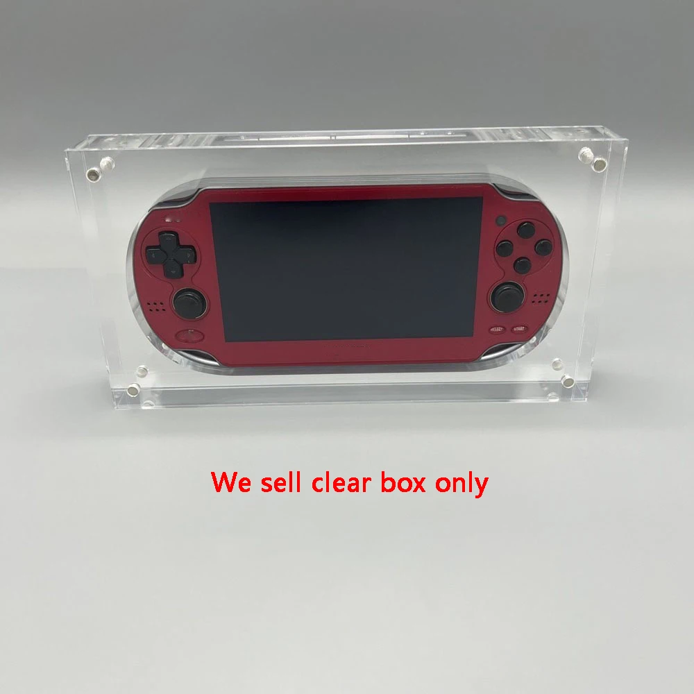 

Transparent Storage Magnetic Acrylic box For PSV 1000 Vita 1000 Game Console Cover Shell Box Display Stand Accessories