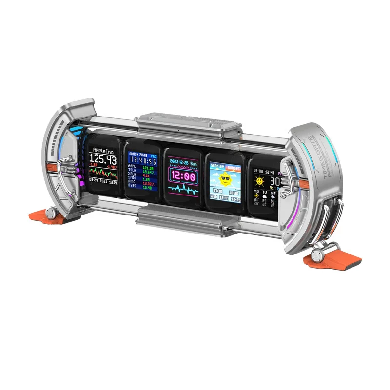 Divoom Times Gate Pixel Arbitrary Screen Nixie Tube Clock Desk Tower