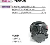 Store code: 3301028 for hydraulic steering pump (HEMA) PARTNER BERLINGO 1.9d DW8 (00 03) YAG warehouse chamber chamber