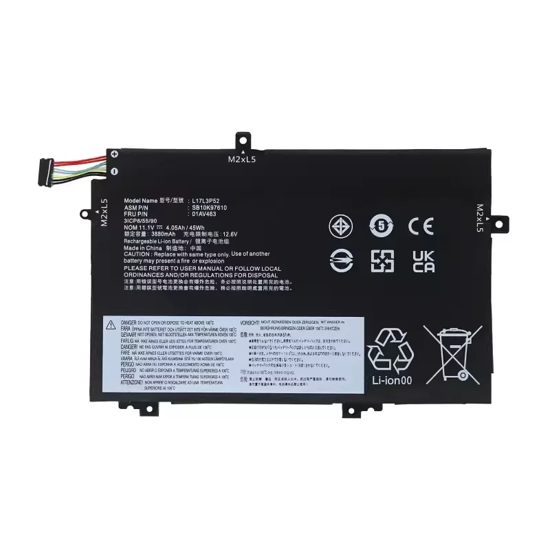 

Аккумулятор L17M3P53 для ноутбука Lenovo ThinkPad l17l3p52 l470 l480 e480 E580 l580 l590 01av466 01av463 l17c3p52