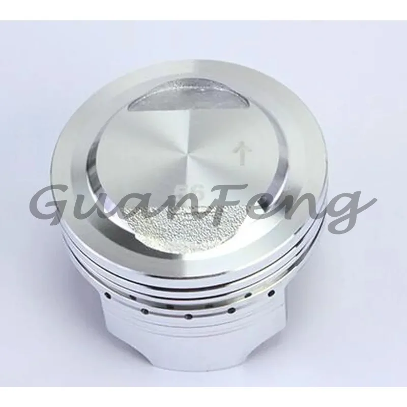 56Mm 58.5mm 59mm 61mm forged piston set for motorcycle modification for center cylinder plug