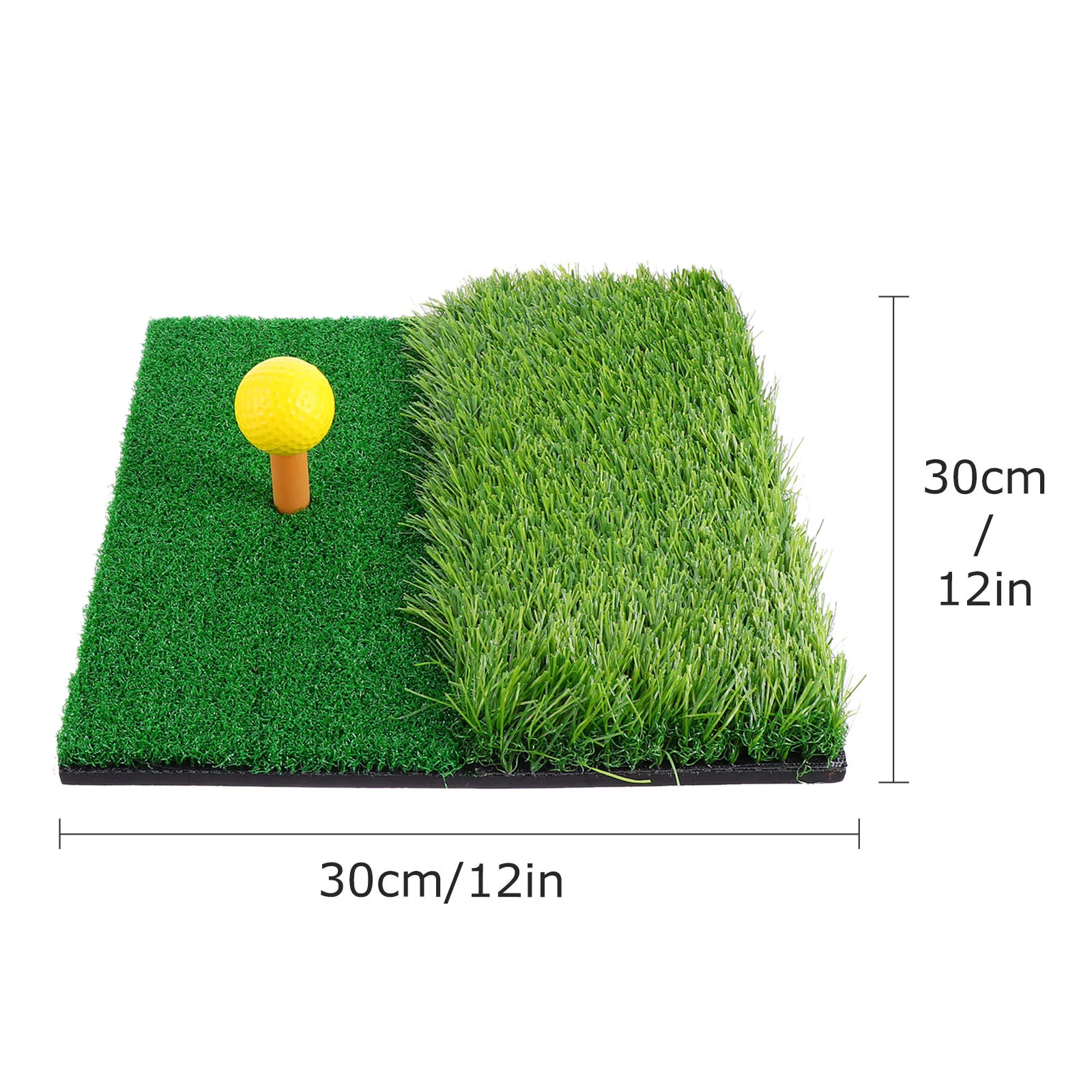 مجموعة واحدة من وسادات شبكة ممارسة الجولف، متينة ومحمولة للتدريب الداخلي والخارجي، معدات حصيرة شبكية من النايلون الرياضية لصديقة العائلة #6