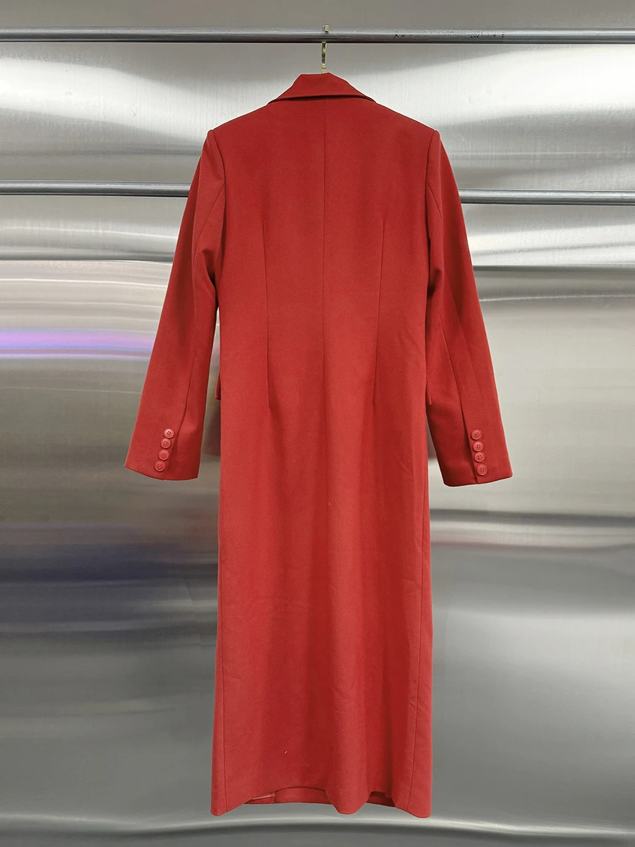 Chiever sólido emendado bolso chique jaqueta feminina lapela manga longa solta commute temperamento jaquetas femininas outono moda nova