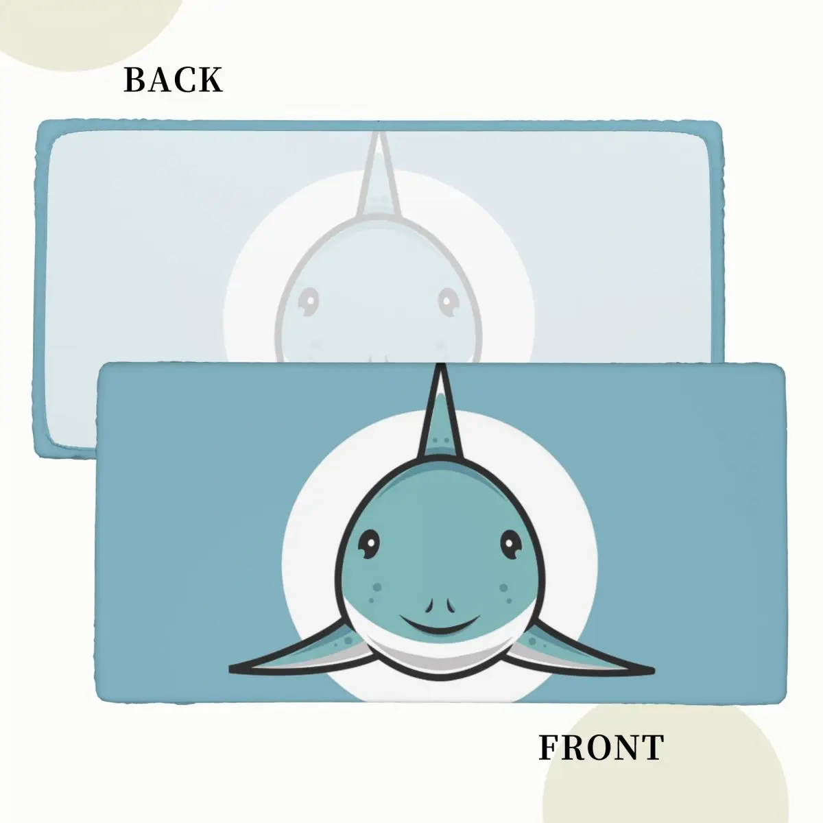 Cute Shark Customized Rectangular Tablecloth Waterproof Table Cover for Festival Party Decorations Table Cloth