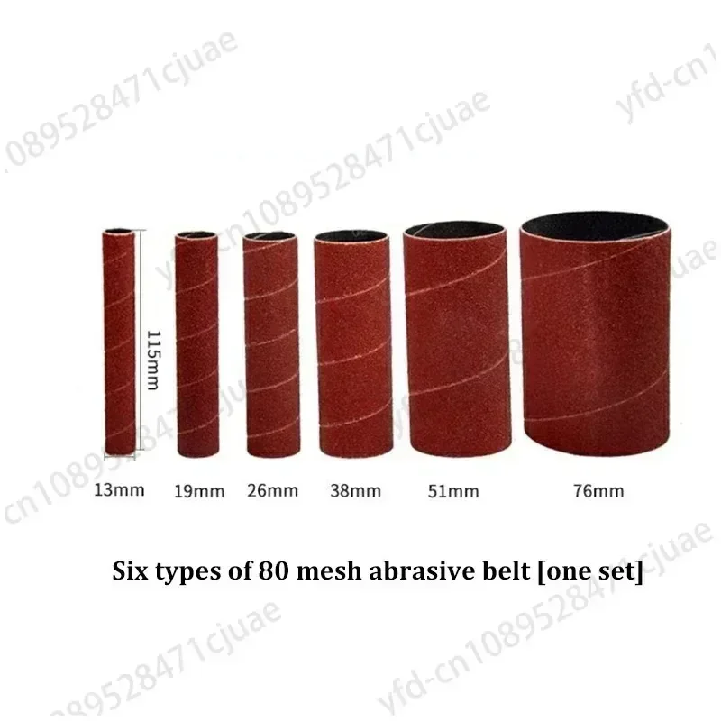 Drum Belt Wood Sander Oscillating Spindle Sander Woodworking Grinding Tools Polisher 2000RPM
