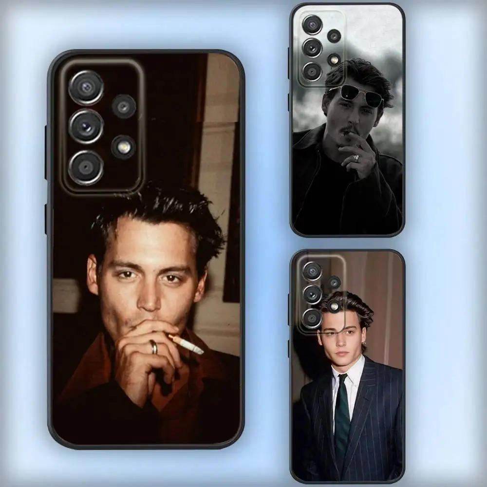 

J-Johnnys Actor D-Depps Phone Case For Samsung S25,S24,S21,S22,S23,S30,Ultra,S20,Plus,Fe,Lite,Note,10,9,5G Black Cover