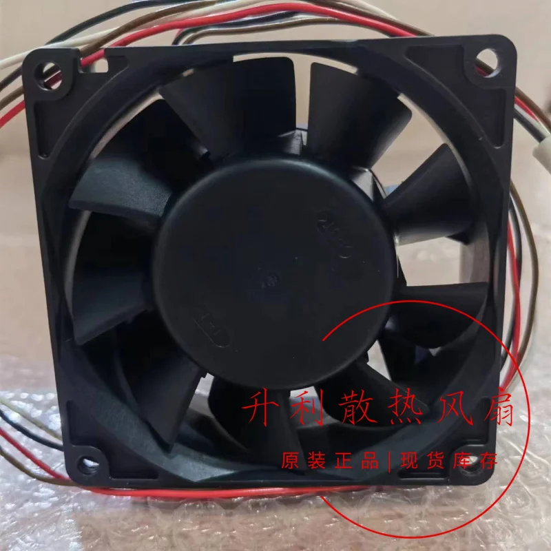 NMB 08038RA-24R-GU ACS880 DC 24V 1.10A 80x80x38mm 3-Wire Server Cooling Fan