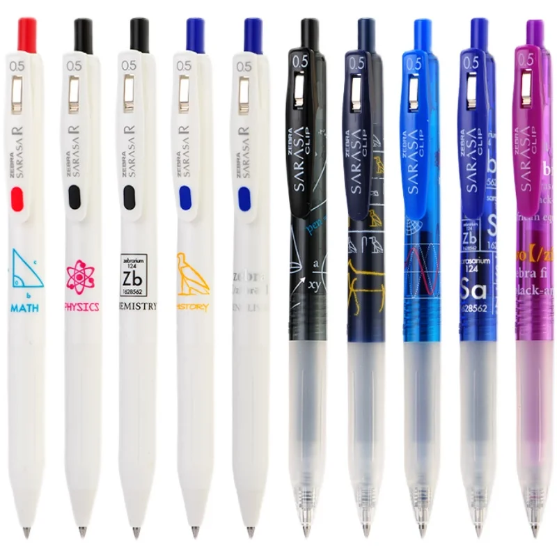 

New Japan Zebra JJ15 Sarasa Subject Limited Gel Pen 0.5mm JJ15/JJ29 Gel Ink Rollerball Pen White Body Kawaii Writting Supplies