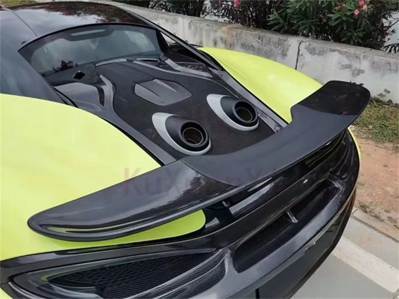 

Подходит для McLaren 540C 570S, модернизированный капот и задний выхлоп в стиле 600LT из углеродного волокна