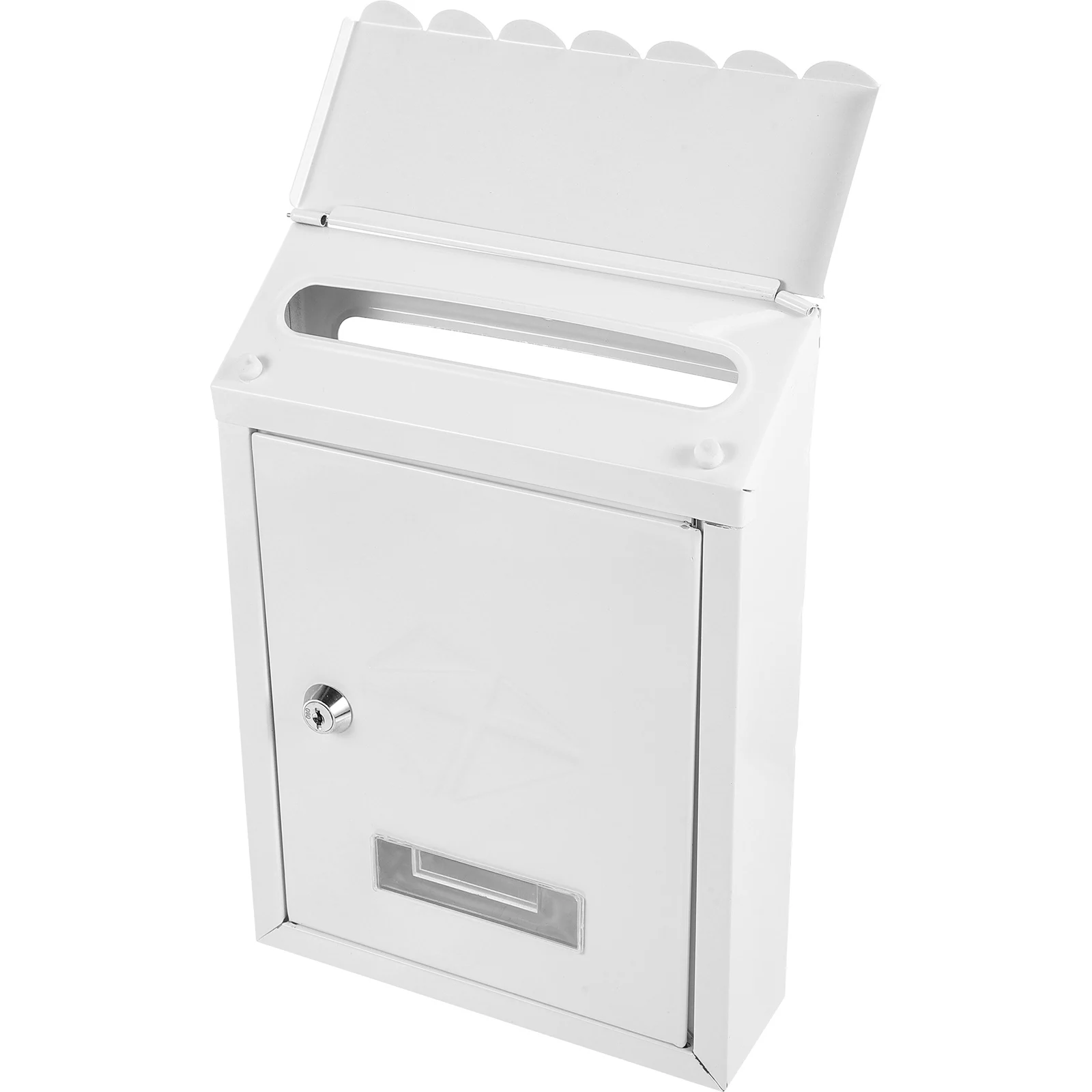 

Wall Mount Mailbox Iron Letter Box Durable Retro Tin Lunch Box Home Office Strong Envelopes Mails Container Garden Postal