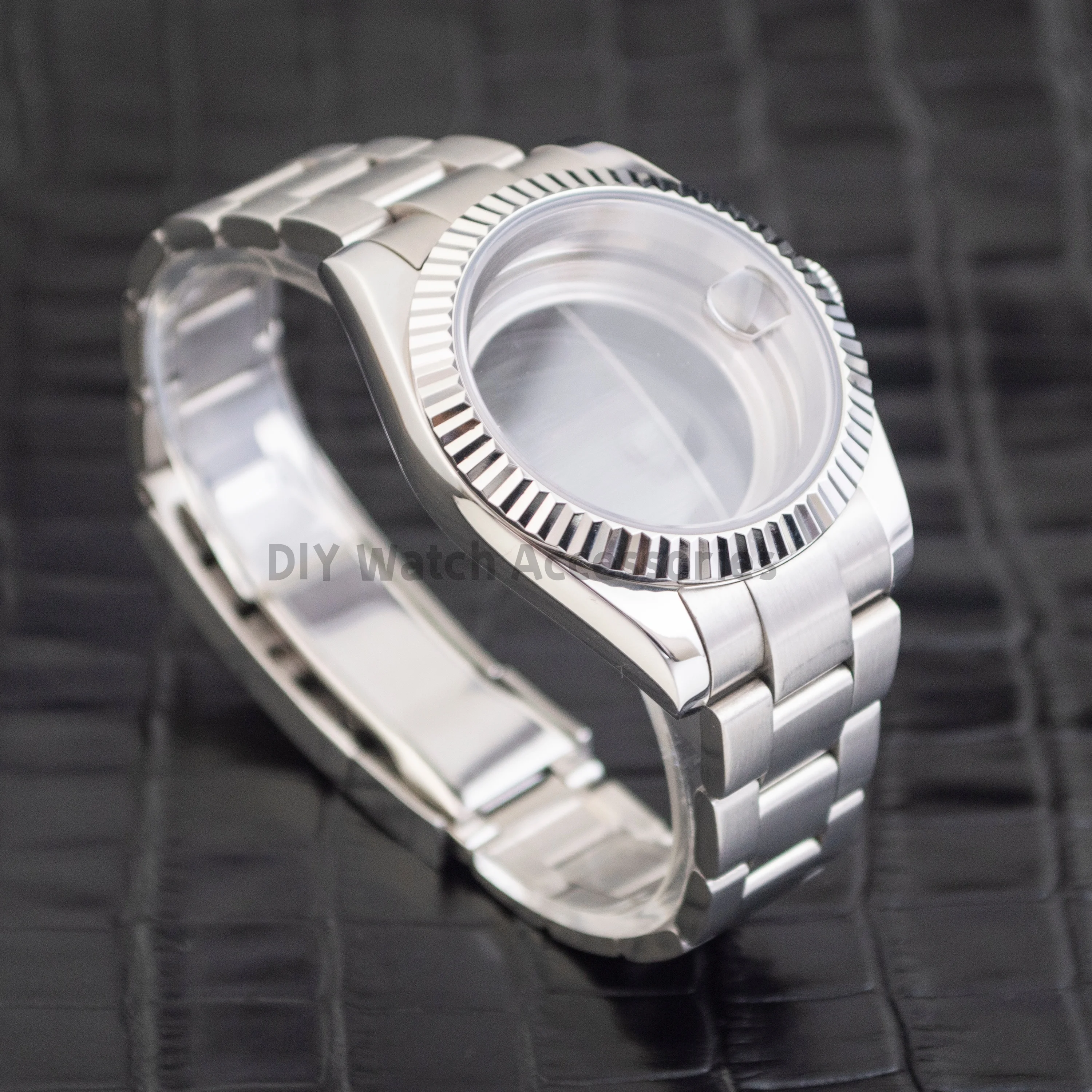 

Watch case Strap Stainless Steel Sapphire Glass 10ATM Waterproof Case fit NH35 NH36 eta2824 8215 Movement 28.5mm Dial Parts