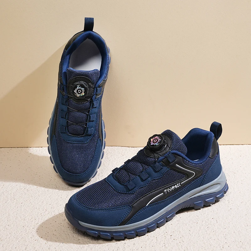 YRZL 2025 أحذية رياضية للرجال أحذية رياضية للجري خفيفة الوزن قابلة للتنفس أحذية رياضية مضادة للانزلاق أحذية مشي غير رسمية سهلة الارتداء مقاس 48 #3