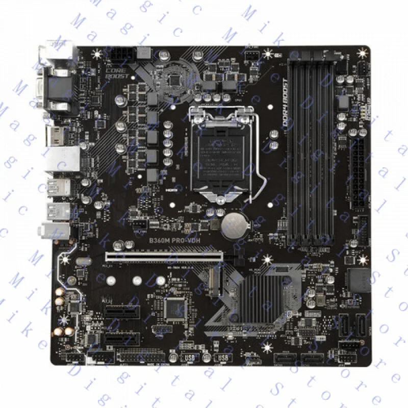 

UU 98 новая материнская плата для MSI B360M PRO-VDH Intel B360 LGA 1151 DDR4 M.2 m-ATX VGA Core DVI-D