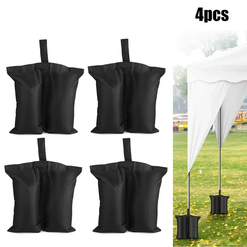 4-Pack of Black Outdoor Tent Storage Bags, Suitable for Outdoor Tents, Parasols, Sun Umbrellas, and Other Outdoor Gear