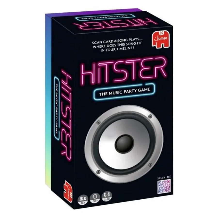 Hitster Music Party Board Game,Music Party Card Game: 308 Popular Songs Trivia-Guess the Song & Family Game for Game Night