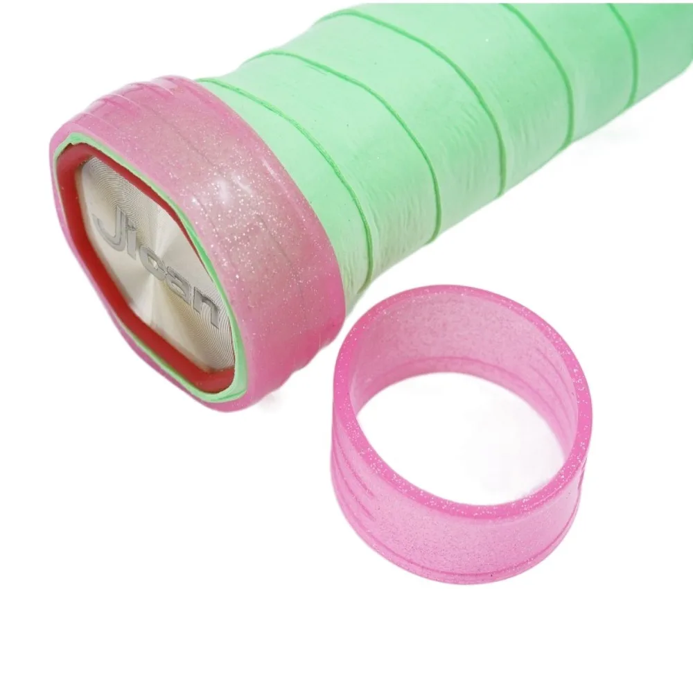 

Candy Color Tennis Racket Sealing Ring Stretchy Silicone Silicone Tennis Racket Grip Ring Colorful Shiny