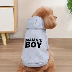 Cozy Knit Pet Hoodie - Winter Warmth for Small Dogs & Cats, Hand-Washable, Perfect for Teddy, Bichon, Pomeranian - Grey