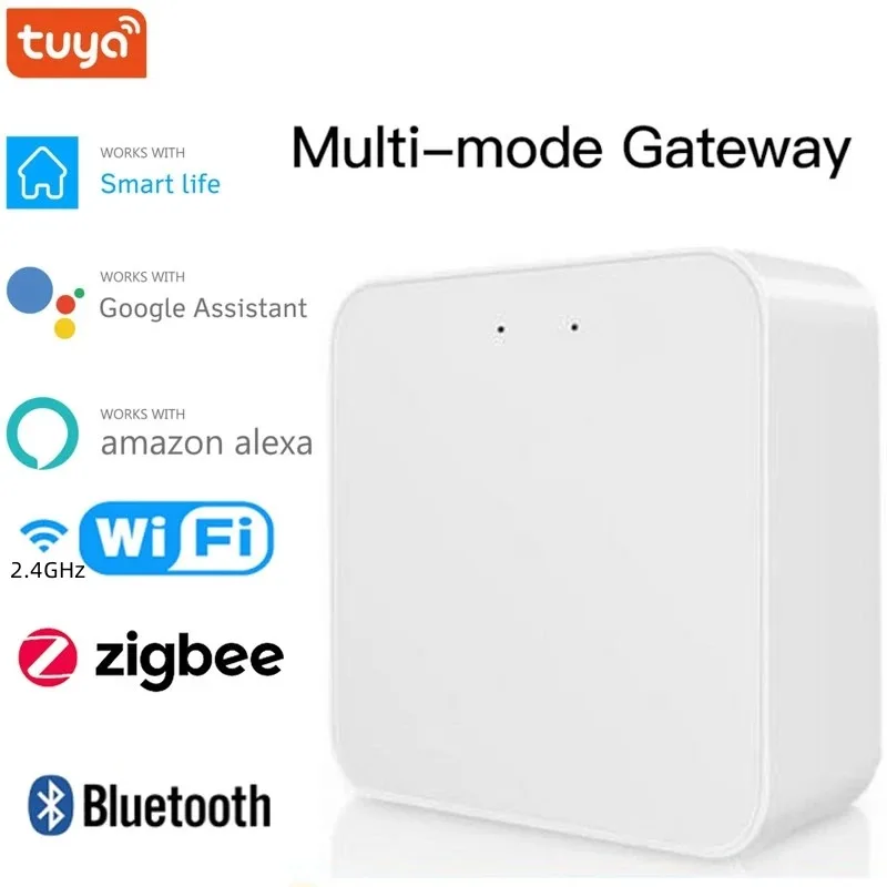 

IHSENO Tuya Smart Zigbee 3.0 Bluetooth Mesh Multi-mode Gateway Hub Bridge Smart Life Remote Control Work With Alexa Google Home