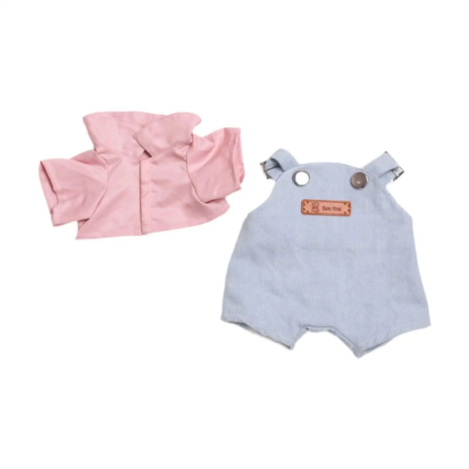 Plush Doll Shirt and Pants Doll Clothes Suit Photo Props Cute Coordination Make Your Own Dolls Costumes for 38cm/14.96inch