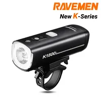 RAVEMEN Bicycle Light Front Bike Light Waterproof Flashlight USB Charging MTB Road Cycling Lamp Accessories