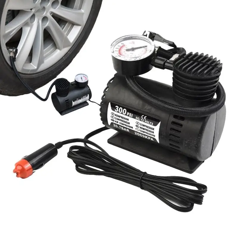 Air Pump for Car Tires Portable Tire Air Compressor Lightweight Safe Air Compressor Tire Inflator for Bicycle Motorcycle Tires