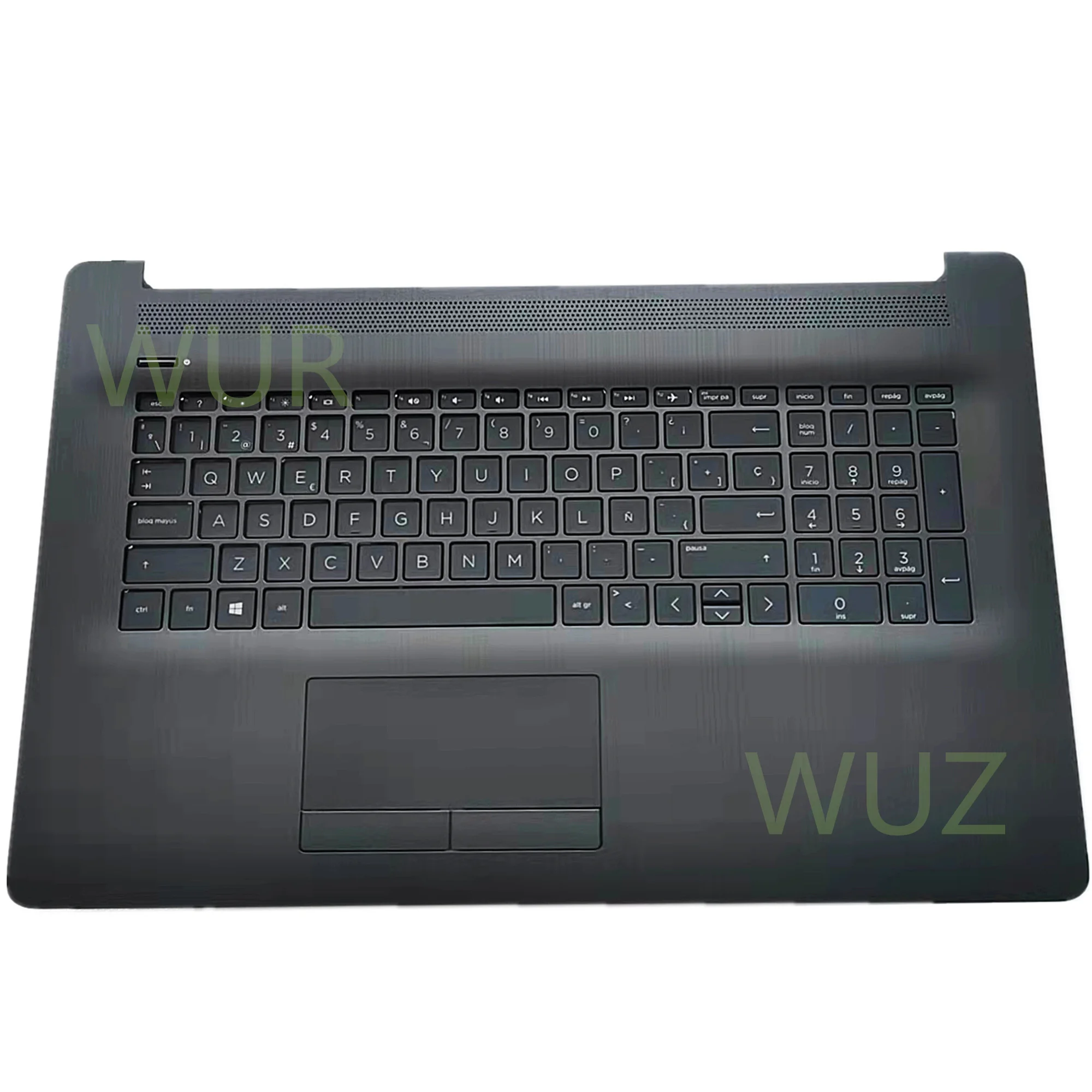 

New Laptop Palmrest Top Case Keyboard For HP 17-BY 17-CA 17G-CR 17Q-CS TPN-I133 C Shell Black SP L22749-071