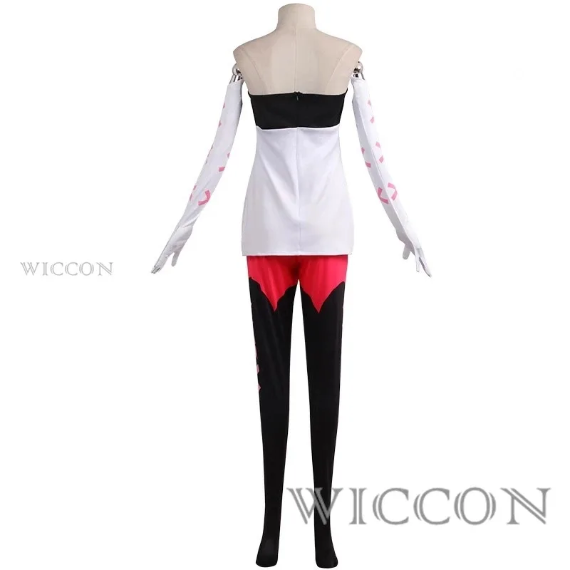 فندق Helluva Boss Verosika Mayday تأثيري حلي المرأة القرن الأحمر عقال دبوس الشعر الدعامة هالوين أغطية الرأس ؛ 2'k ، 8 ؛ c'