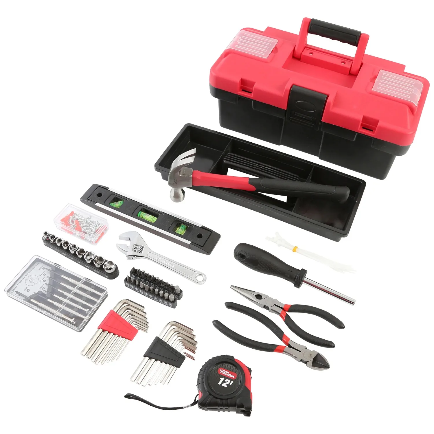 

160-Piece Toolbox Set for Home and Auto Repairs