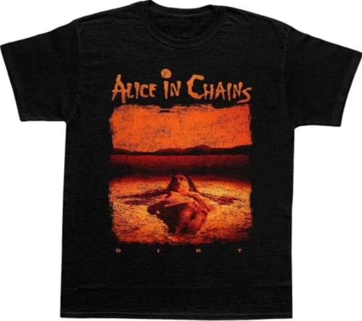 Alice in Chains Dirt T-Shirt für Herren, offiziell lizenzierte Merchandise-Kleidung für Herren, Harajuku – Detail 3