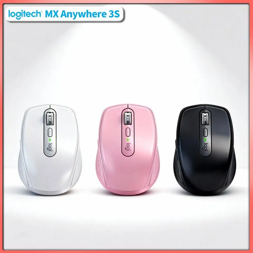 Compact MX Anywhere 3S - 8K DPI, MagSpeed Wheel, Lightweight, Great for Jewelry Pop-up & Mobile Sales Desk