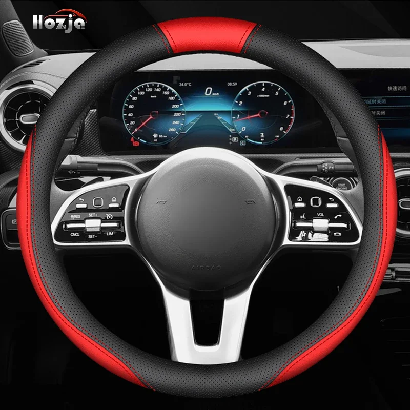 38cm 40cm 42cm 45cm 47cm Bus Truck Car Steering Wheel Cover For VOLVO FH FM BENZ IVECO FIAT SCANIA DAF MAN DEUTZ RENAULT