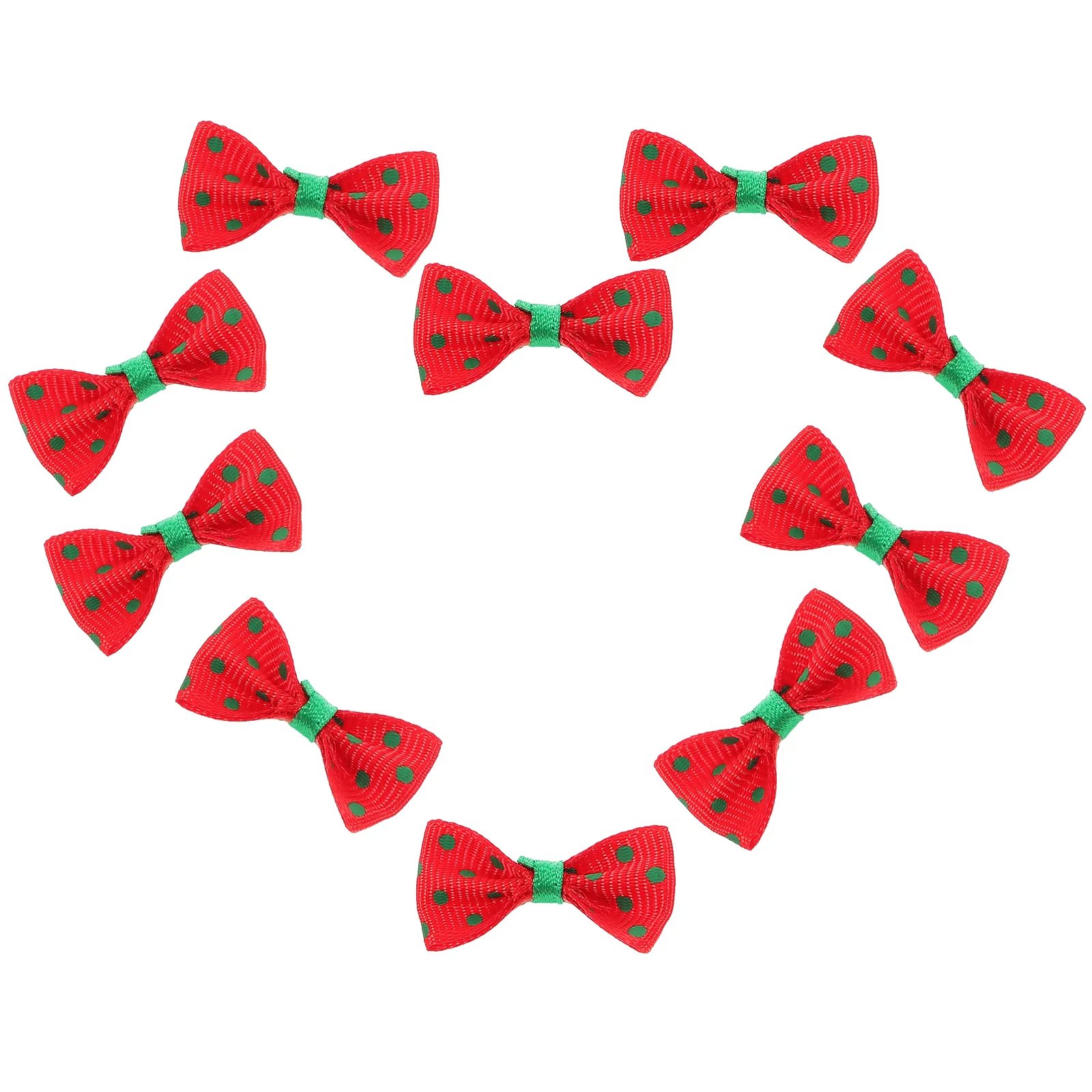 

30 Pcs Mini Bow Tie Bows Dot Accessories Craft Decor Hair Clips Gift Box Elegant Miniature Bows for Reborn