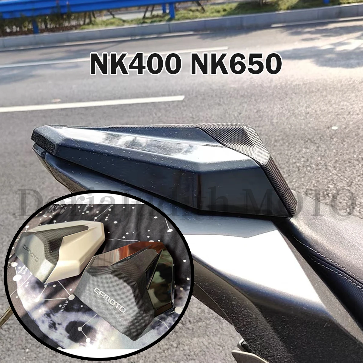 

Motorcycle Modification Rear Seat new rear hump seat cover refit Original new model FOR cfmoto 400nk 650nk nk 400 650 2016-2021