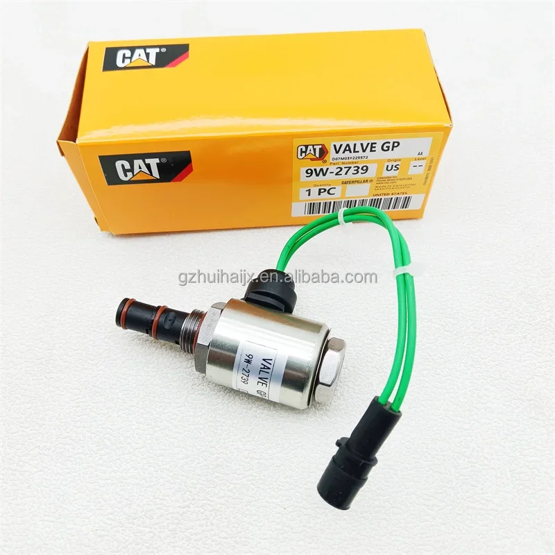 Solenoid Valve 186-1525  9W2739 For Caterpillar  Solenoid Valve 1861525 9W2739 24V Alloy Steel Engine  D8R 135H 140H