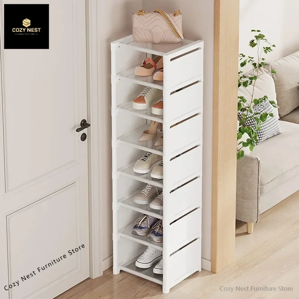 Multiple Layers Shoe Organizer Large Capacity Adjustable Shoes Rack Space Saving Doorway Shoes Shelf Household Simple Shoe Stand