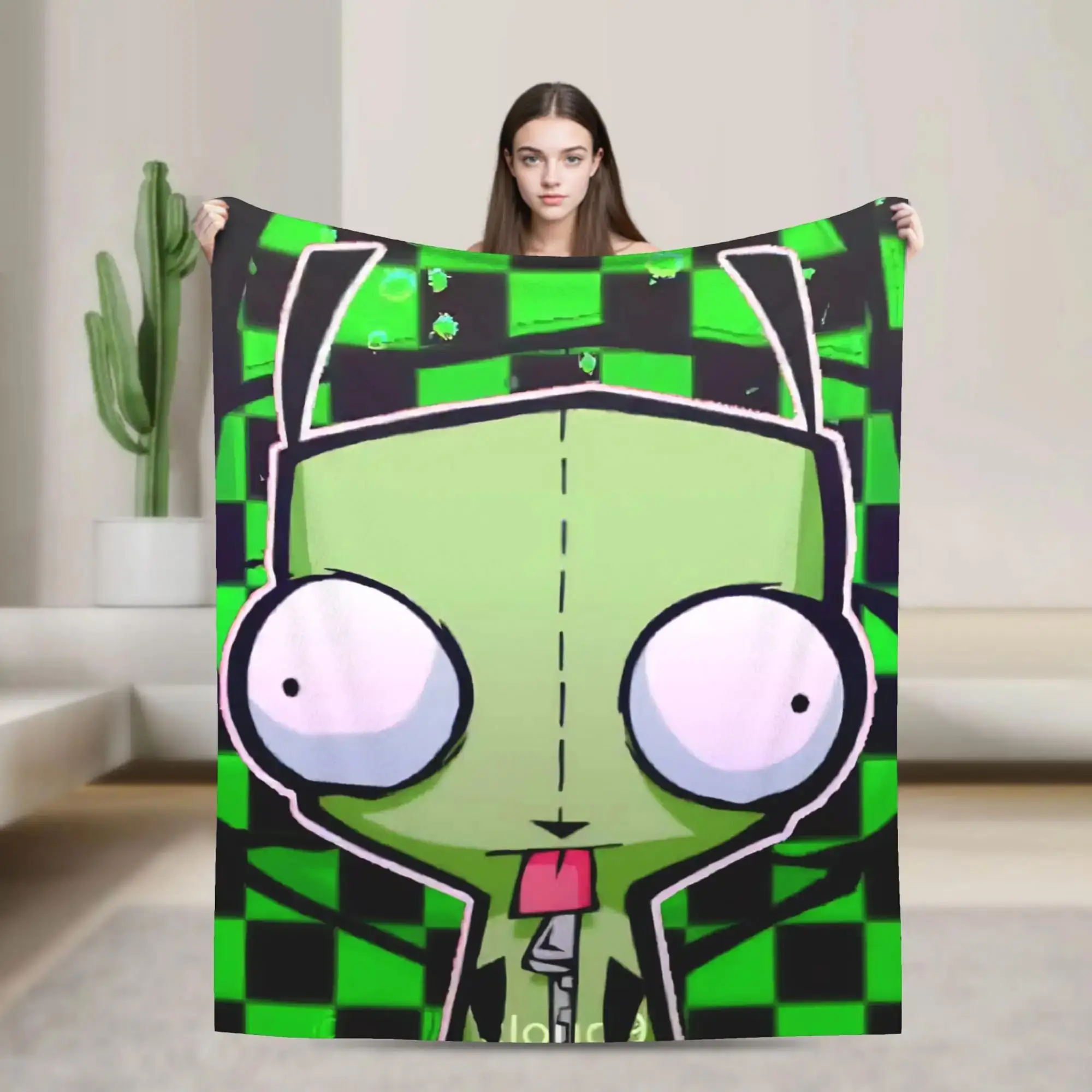 

Плед с изображением Зима-инопланетянина, высококачественный теплый плед для осени, кемпинга, дивана, кресла, удобное покрывало