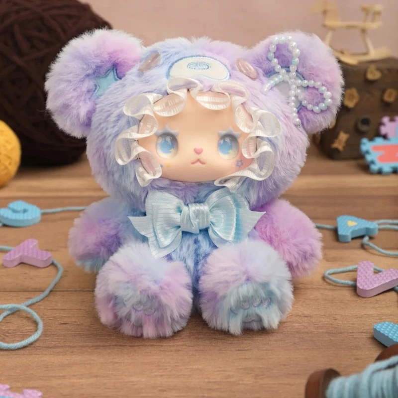 حقيقية جميلة إيما الدب التحالف سلسلة صندوق أعمى اللعب لطيف أفخم الفينيل الوجه أنيمي الشكل قلادة دمية ديكور صندوق غامض الهدايا